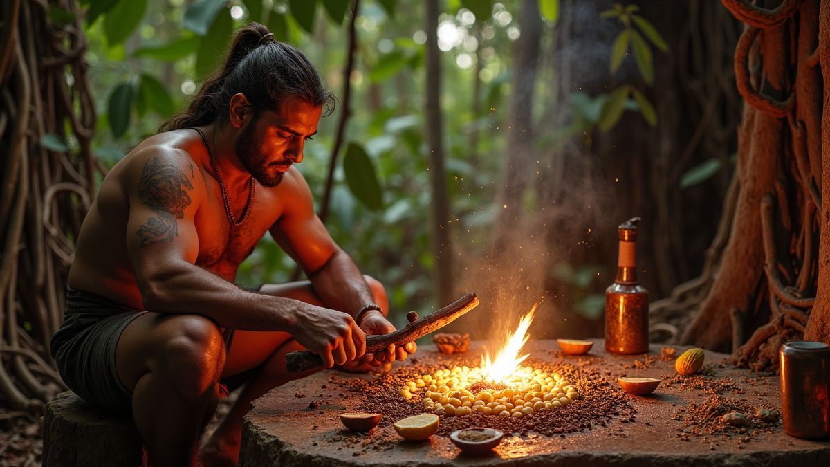 Azteekse en Maya-rituelen met cacao