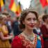 Belgen vieren Koningsdag met vlaggen en parade