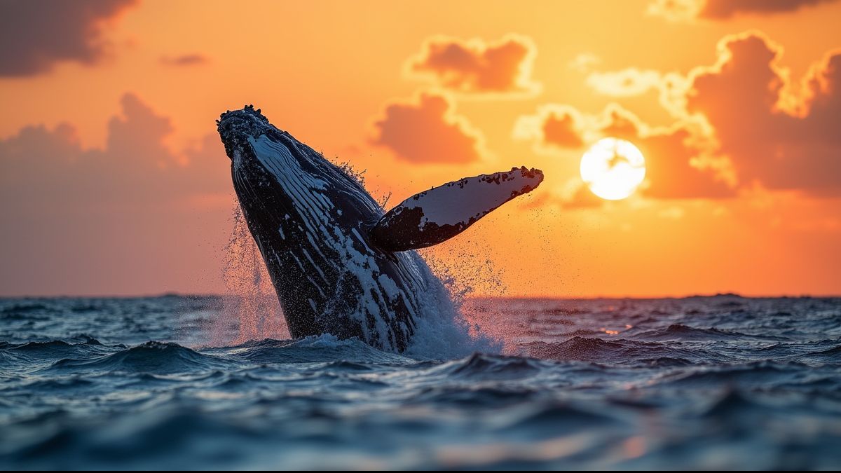 Bultrug walvis in Hawaii