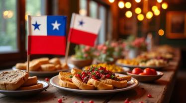 Feestelijke viering van de Onafhankelijkheidsdag in Chili