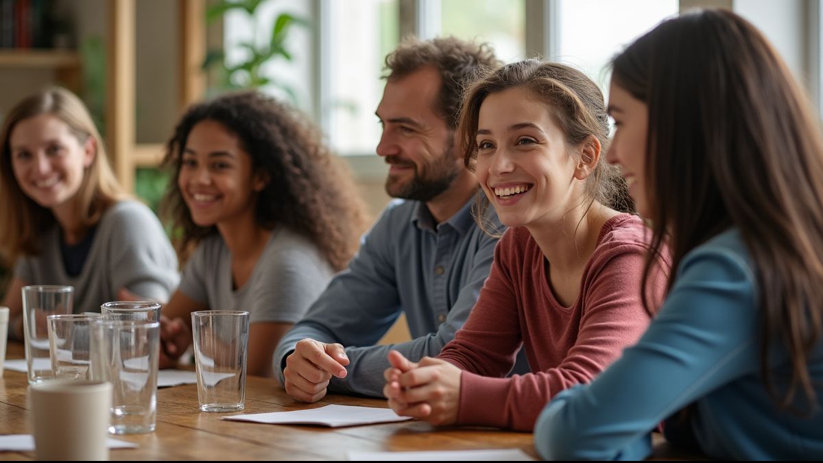 Gemeenschap bijeenkomst over veiligheid