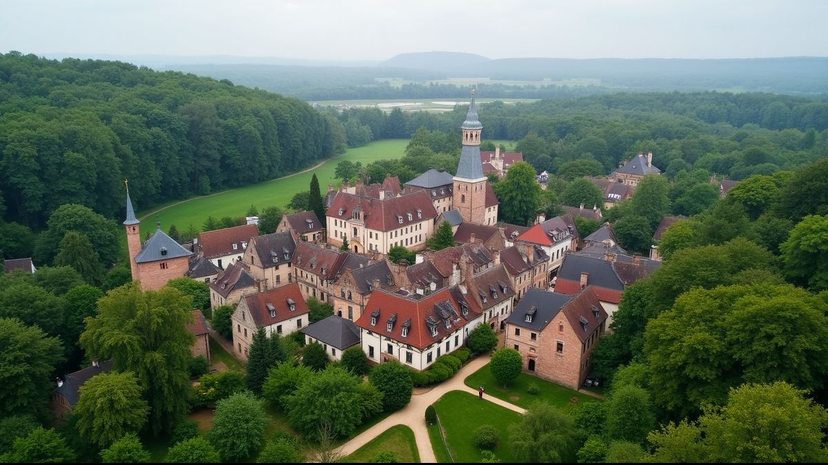 Historisch dorp in Oost-België