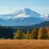 Landschap van Oregon met Cascade Mountains