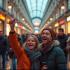 Opgewonden shoppers op Black Friday in België