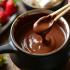 Pot chocoladefondue met diverse dipjes