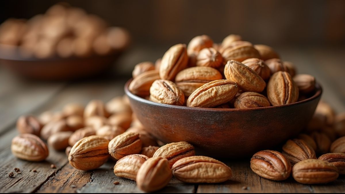 Verschillende noten in een Belgische keuken