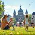 Zomers tafereel in België